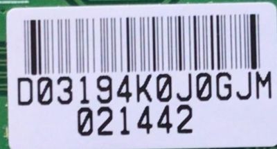 T-CON PARA TV SAMSUNG / NUMERO DE PARTE 03194K / LJ94-03194K / F60MB4C2LV0.6 / PANEL LTF460HM01-A06 / MODELOS LN46C530 / LN46C600 / LN46C530F1FXZA AA01 / LN46C600F3FXZA - Imagen 2